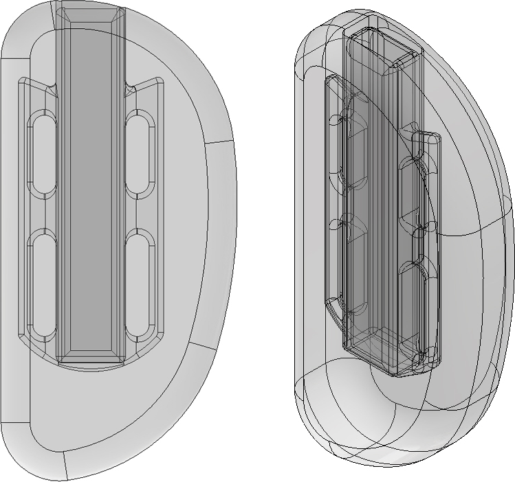 Clear Zeiss Nose Pads